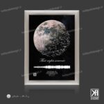 کادو تابلو آسمان کد 2367515- قاب نقره‌ای